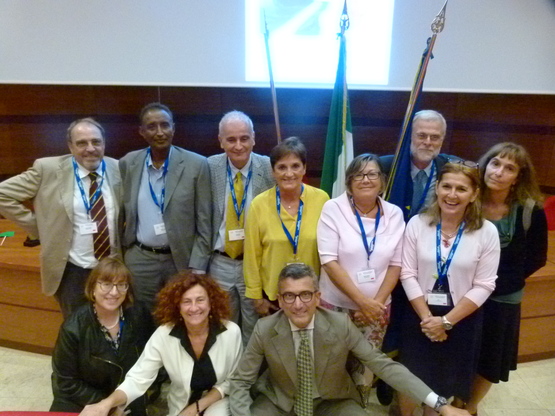 Esperti e specialisti all'assemblea Sigia tenutasi a Firenze. La professoressa Fulghesu è la seconda da destra al centro
