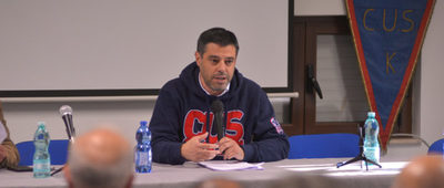 Marco Meloni. Per la prima volta presidente del Cus Cagliari nel 2016, ha avuto 39 voti su 42