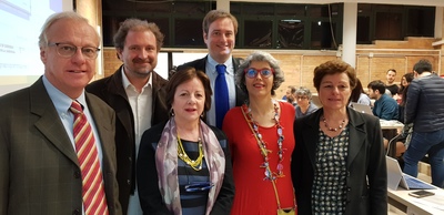 da sinistra: Marco Giunti. Emiliano Ilardi, Graziella Pisu, Alessandro Lovari, Elena Catte, Alessandra Carucci