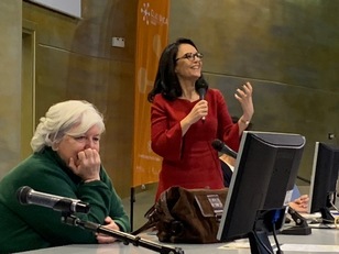 Da sinistra, Maria Del Zompo e Maria Chiara Di Guardo
