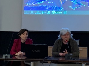 Da sinistra, Annalisa Bonfiglio e Maria Del Zompo