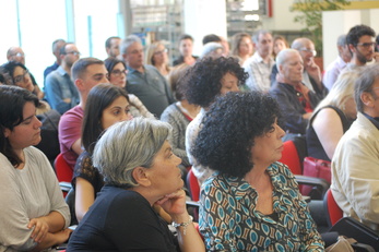 Il pubblico durante la presentazione del volume