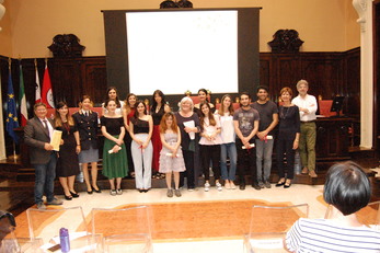 Foto di gruppo con tutti i vincitori