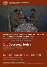 Locandina Seminario Dott.ssa  Georgeta Stoica
