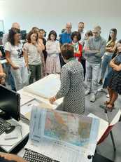 Un momento della lezione tenuta da Maria Teresa Melis questa mattina