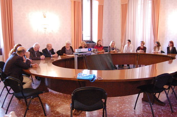 La firma è stata apposta nella Sala Consiglio di Palazzo Belgrano