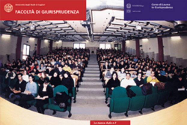 Cagliari. Lezione alla facoltà di Scienze economiche, giuridiche e politiche