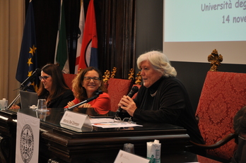 L'intervento del Rettore Maria Del Zompo