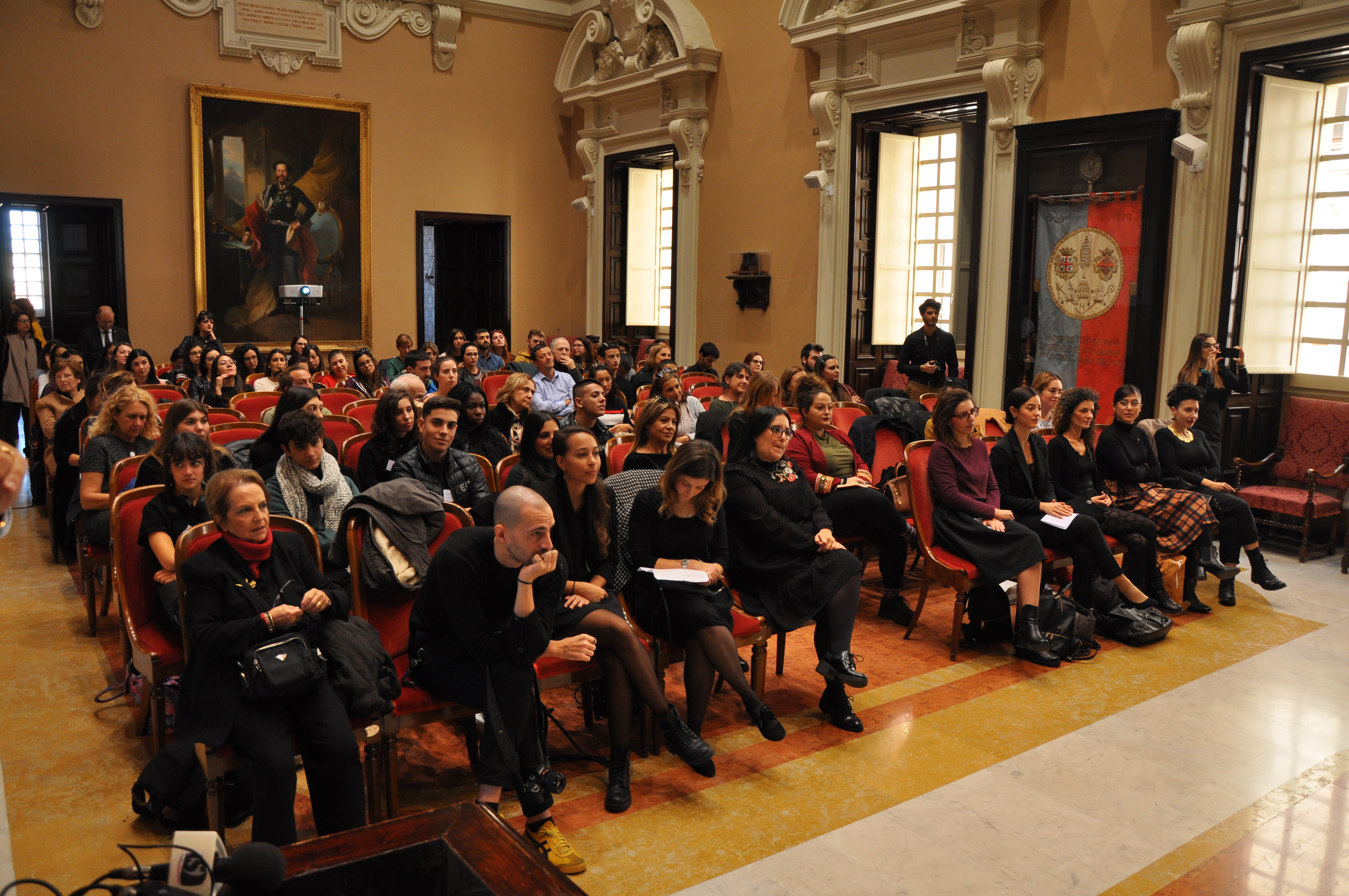 L'Aula magna durante la presentazione