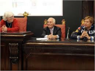 Cagliari. Il rettore, il presidente del Coni regionale e Valerio Aspromonte, testimonial di un progetto congiunto Università-Coni