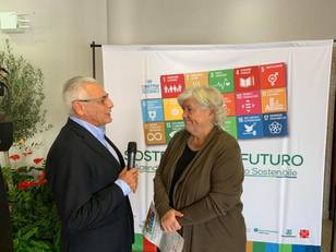 Valerio Vargiu intervista Maria Del Zompo per il TG di Videolina