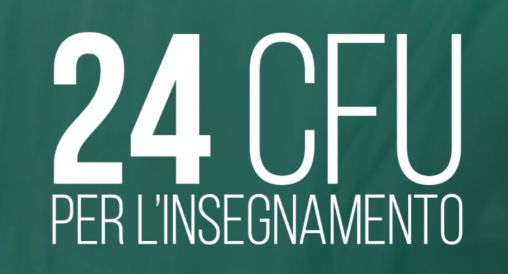 Attivo il percorso formativo 24 CFU