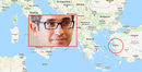 Nel riquadro il professor Alessandro Spano, del Dipartimento di Scienze economiche ed aziendali dell'Ateneo di Cagliari. Nella cartina sullo sfondo è evidenziata la provincia turca di Smirne