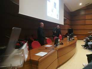 Marco Monticone introduce l'intervento di Roberto De Bellis