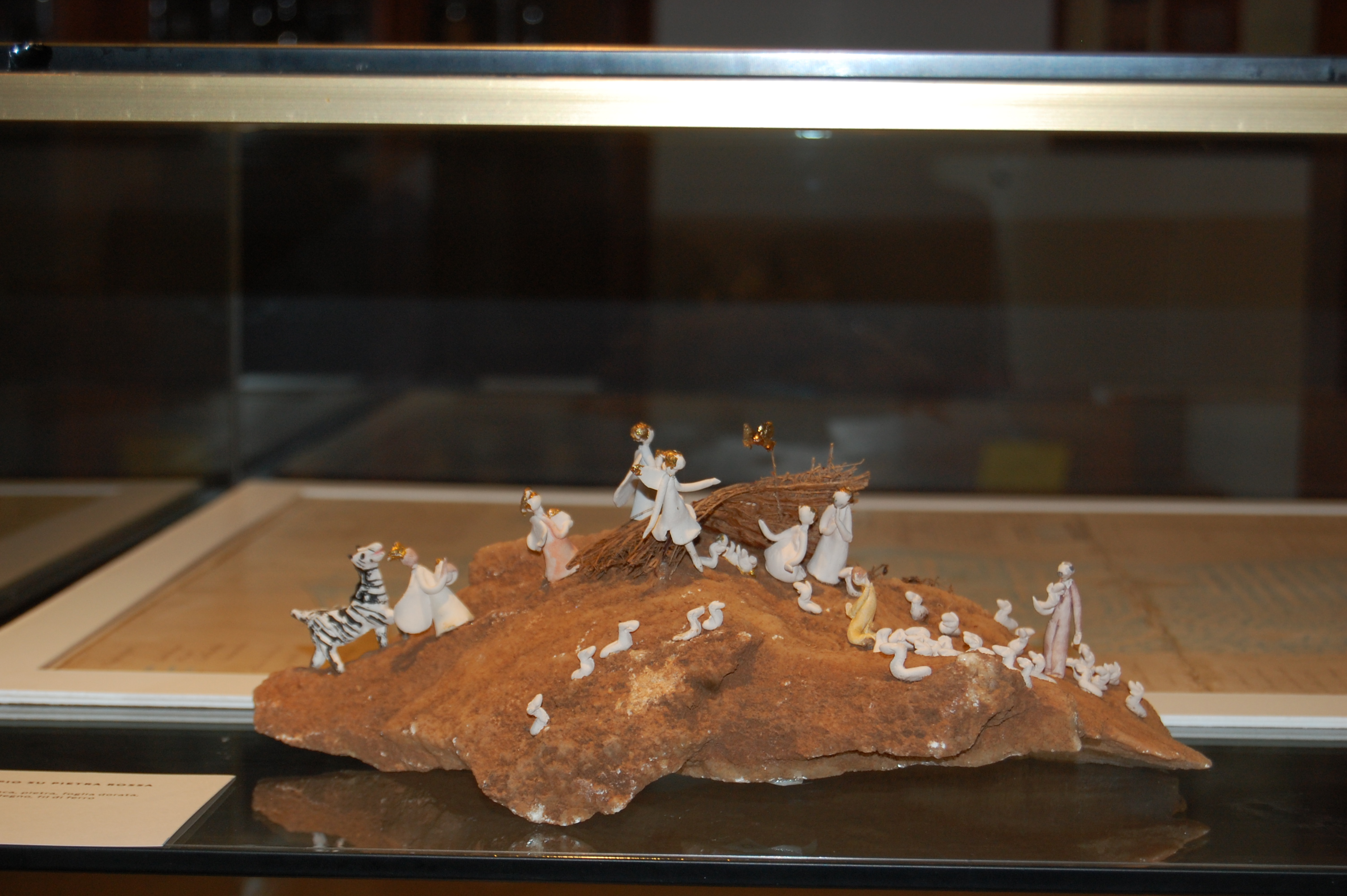 Uno dei presepi di Maria Crespellani in mostra
