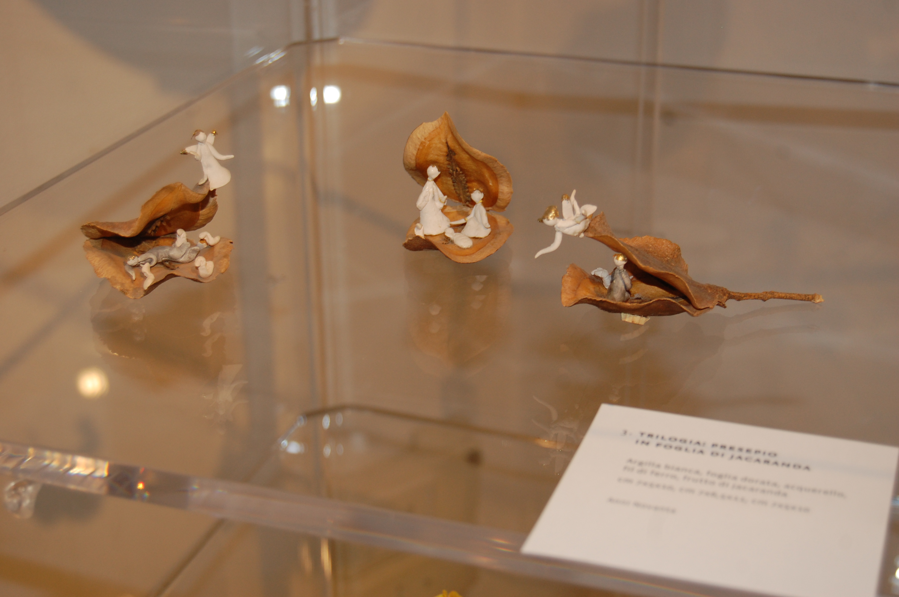 Uno dei presepi di Maria Crespellani in mostra