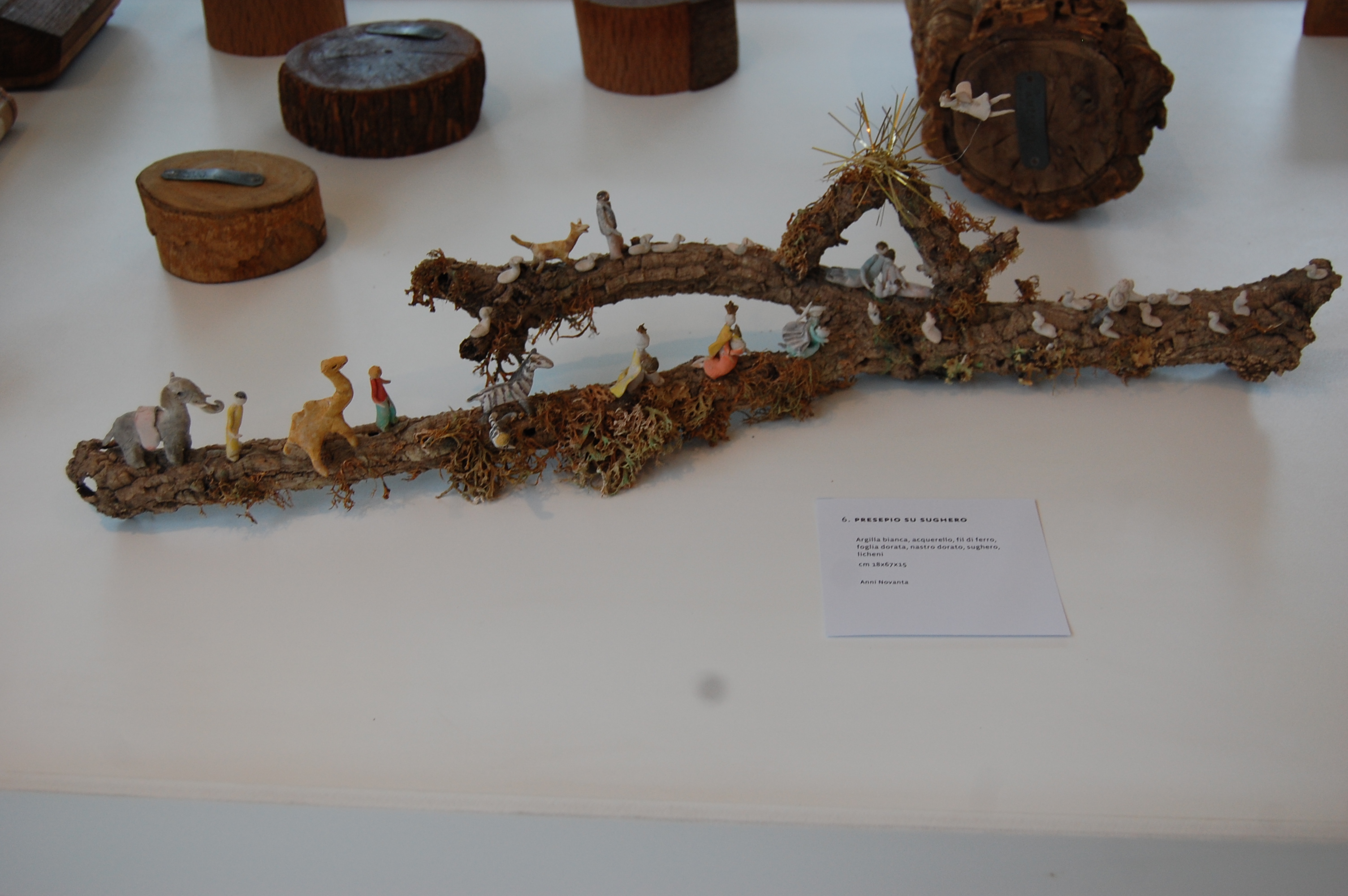 Uno dei presepi di Maria Crespellani in mostra