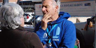 Sandro Demuro con il Rettore Maria Del Zompo