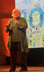 Maria Del Zompo nel corso dell'intervento all'International job meeting