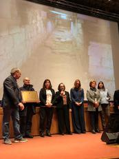 Rossana Martorelli interviene alla premiazione del sito di Sant'Eulalia