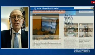 Gianni Fenu durante la trasmissione