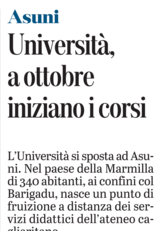 L'articolo di Antonio Pintori pubblicato su L'UNIONE SARDA di venerd&igrave; 19 giugno 2020