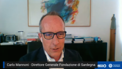 Carlo Mannoni, Direttore Generale Fondazione di Sardegna, che da anni sostiene la pubblicazione del Rapporto CRENoS