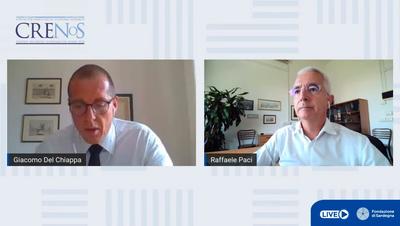 Giacomo Del Chiappa e Raffaele Paci durante il webinar