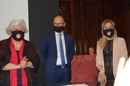 Maria Del Zompo, Gianni Fenu e Valeria Satta, assessore regionale agli Affari generali, Personale e Riforma