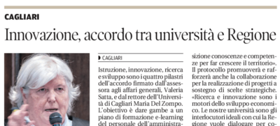 L'articolo pubblicato su LA NUOVA SARDEGNA di mercoled&igrave; 24 giugno 2020