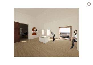 Un'immagine del progetto del Polo museale