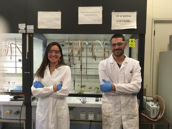 Anna Pintus e Enrico Podda sono i giovani ricercatori coinvolti nel progetto coordinato da Massimiliano Arca