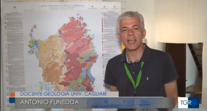 Antonio Funedda intervistato per il TGR RAI Sardegna