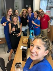 Monserrato (Ca). Una recente foto del team coordinato da Elisabetta Cotti, presidente del Master di endonzia