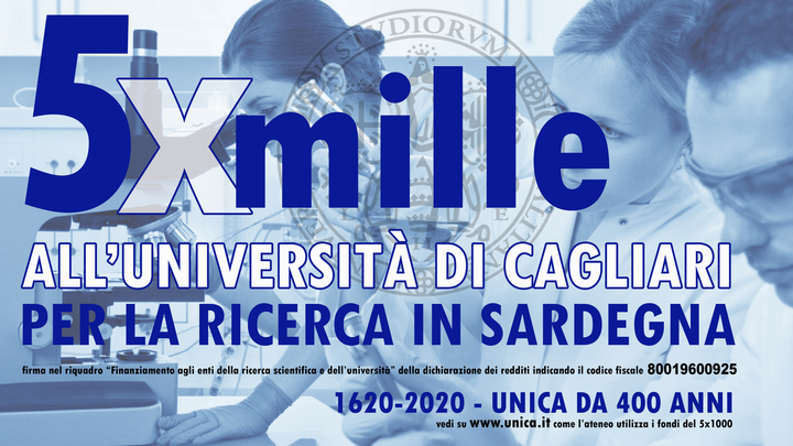 5x1000 all'Università di Cagliari - Per la ricerca in Sardegna