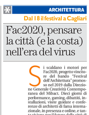 L'articolo su La Nuova Sardegna dell'8 settembre 2020 a pagina 23