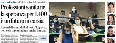 L'articolo di Mauro Madeddu su L'Unione Sarda del 9 settembre 2020 a pagina 22