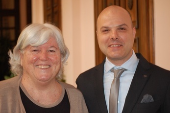 Maria Del Zompo e Alessio Squassina