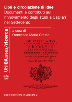 La copertina del volume curato da Francesca Maria Crasta