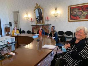 L'incontro nella Sala Consiglio di Palazzo Belgrano