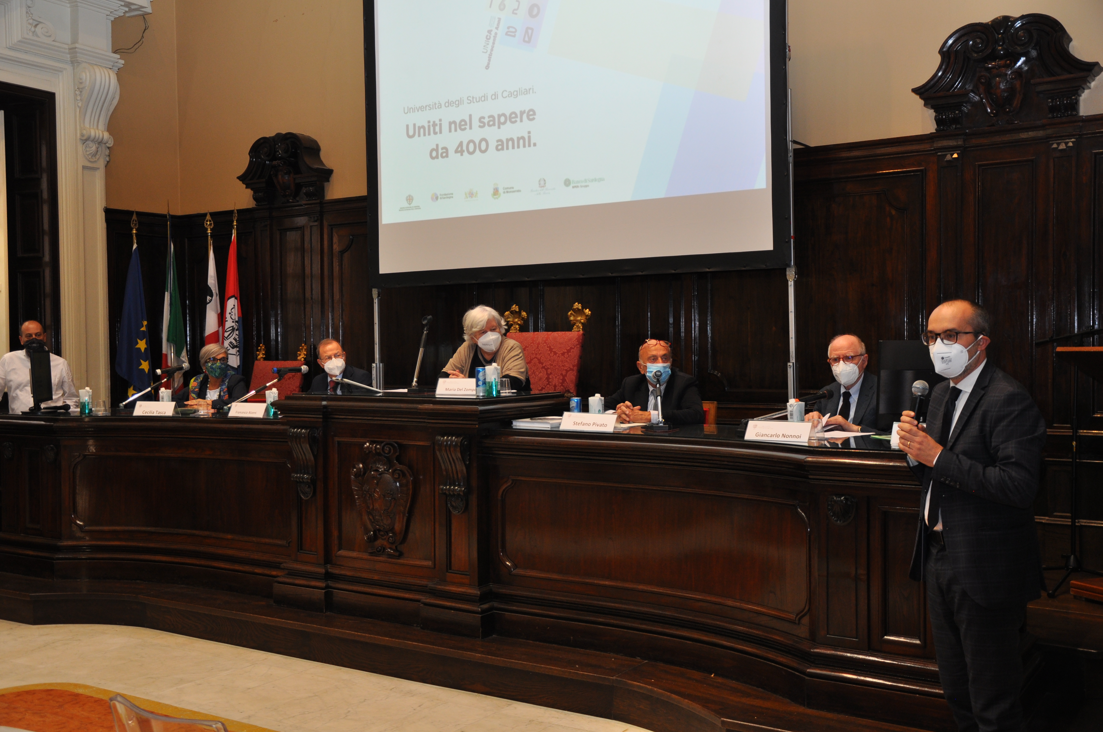 Il saluto del sindaco di Cagliari Paolo Truzzu