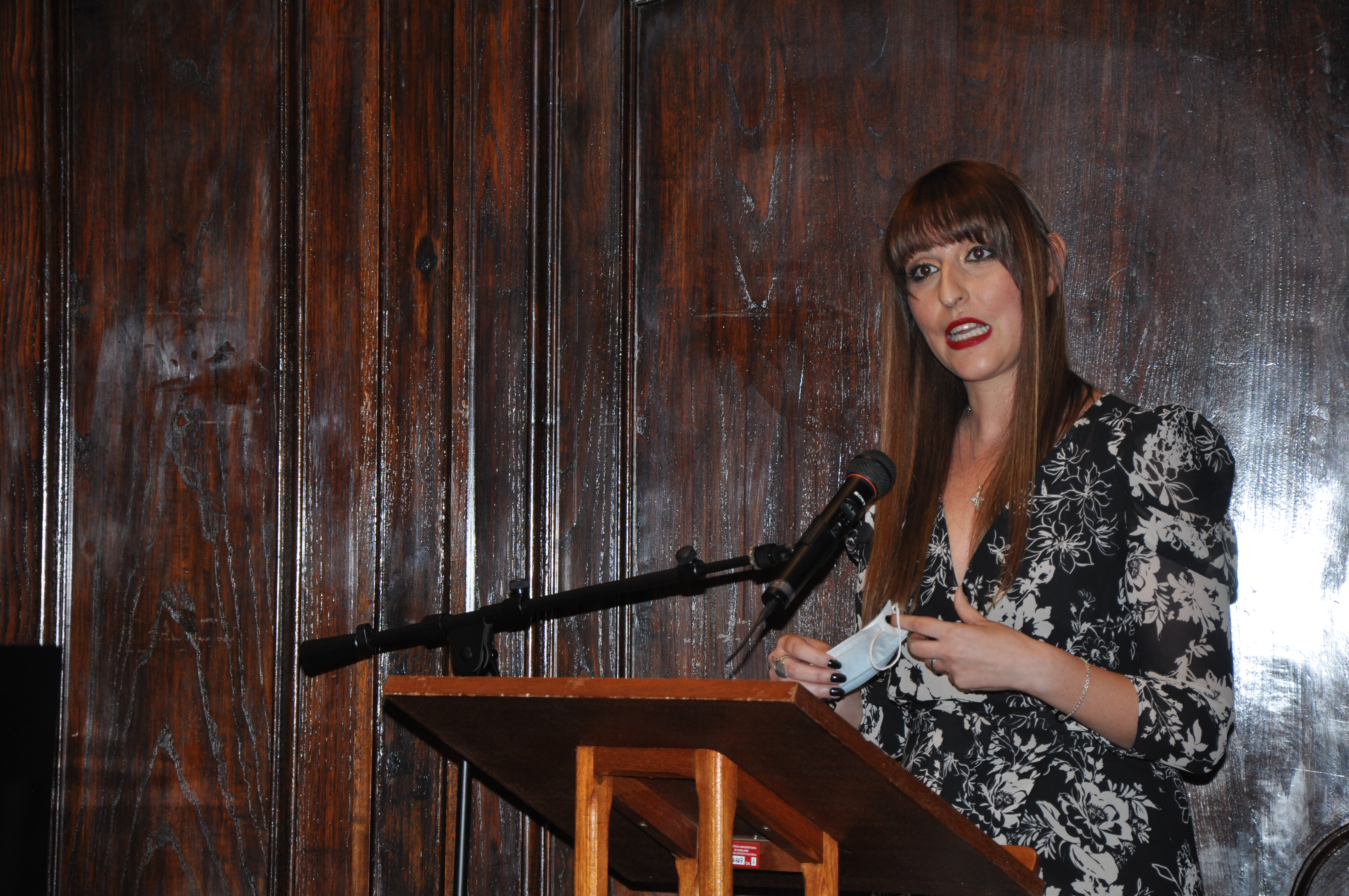 La dottoressa Eleonora Todde, coautrice del volume