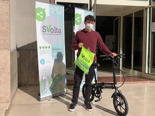 Davide Brunetto, primo classificato tra i cinquemila partecipanti al concorso "Svolta"