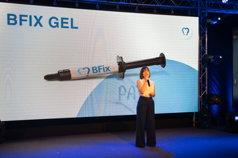 La Chief executive officer di BFix, Martina Portas, durante l'esposizione dell'idea imprenditoriale che ha conquistato il secondo posto alla finale StartCup 2020