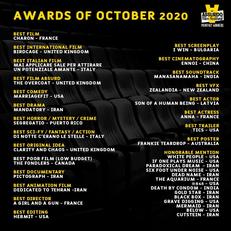 La lista dei premiati dagli esperti dell'Assurdo film festival