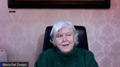 Il Rettore Maria Del Zompo apre l'iniziativo