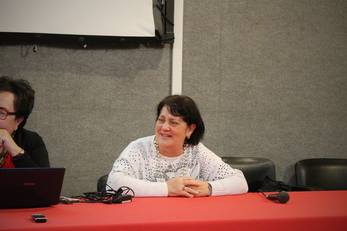 La professoressa Polo, anima scientifica e organizzativa instancabile del corso