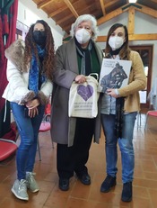 Maria Del Zompo con Marta Putzulu (a sinistra) e Maria Giovanna Dess&igrave;