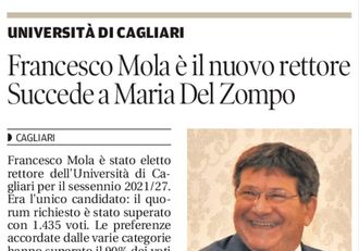 L'articolo su La Nuova Sardegna del 16 dicembre 2020 a pagina 7