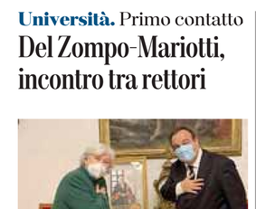 La foto-notizia su L'Unione Sarda del 20 dicembre 2020 a pagina 34